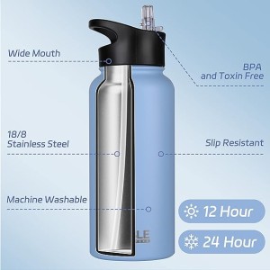 SportySteel 32oz Insulated Water Bottle