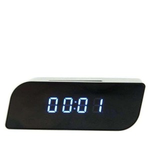 Hidden camera table clock curve 90 degree