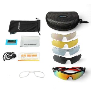 Oakley Luxury Polarized Sports Sun Glasses with 5 Lens KiT