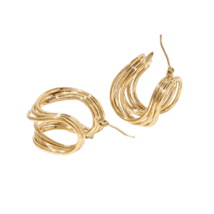 U-Shaped Hoop Earrings