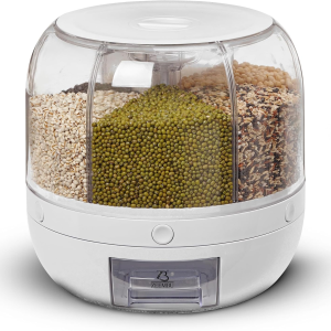 Dry Food Storage Container with 6 Compartments