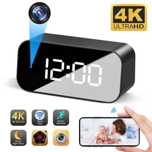 Clock camera HD WIFI NV | Hidden camera with clock |